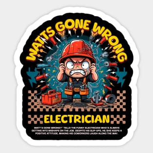 Funny Electrician Sticker